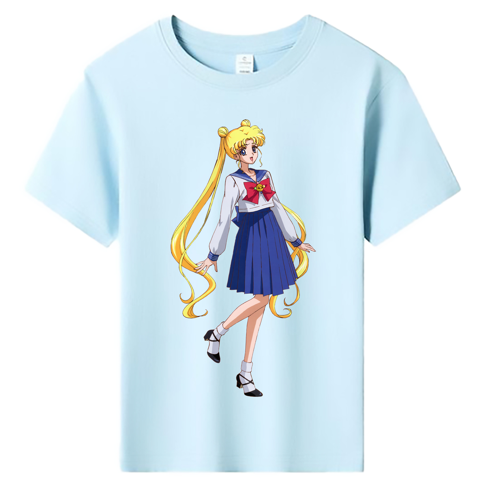 （画像用） 美少女戦士セーラームーン 愛野 美奈子 あいの みなこ Sailor Moon Aino Minako 綿100％キッズTシャツ（フロントプリント）